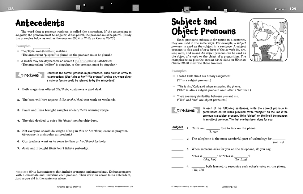 写在课程20-20 SkillsBook(6)的128页和129页