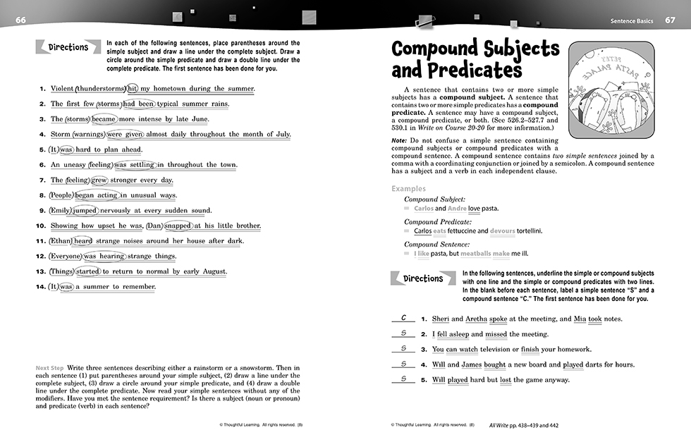 写入课程20-20技能本（8）教师版页66和67